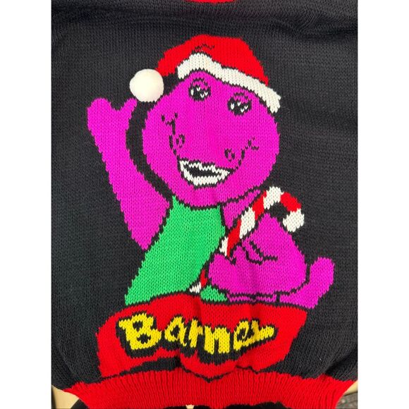 NWT Vintage 1992 Barney Christmas/Holiday Sweater - Made in USA - Picture 6 of 9